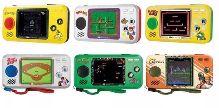 MY ARCADE MANO ARKADA Mano Arcade Pocket Player Pro Atari 100 žaidimai