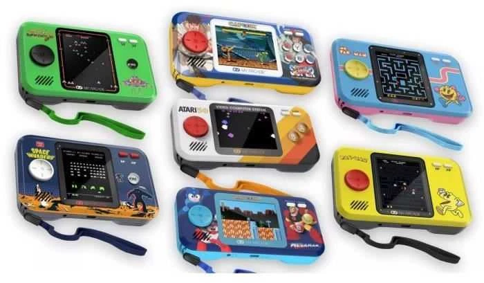 MY ARCADE MANO ARKADA Mano Arcade Pocket Player Pro Atari 100 žaidimai