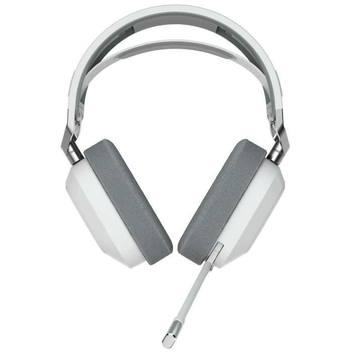 Corsair Ausinės Žaidimams HS80 RGB Su mikrofonu, Baltos, Over-Ear Su laidu