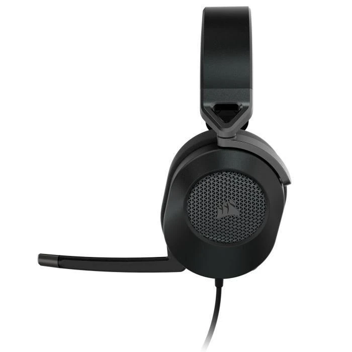 Corsair HS65 žaidimų ausinės, su laidu, Anglies pluošto spalvos