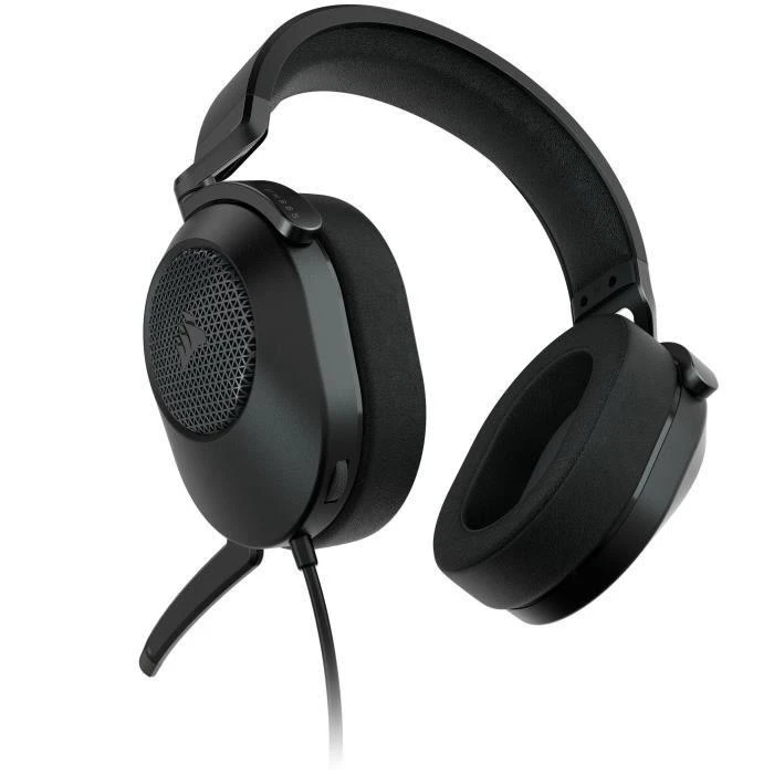 Corsair HS65 žaidimų ausinės, su laidu, Anglies pluošto spalvos