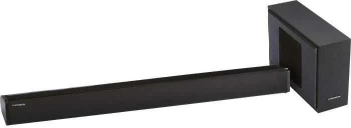 Namų kino sistema Thomson BT Sound Bar Su laidiniu žemųjų dažnių garsiakalbiu Juodas
