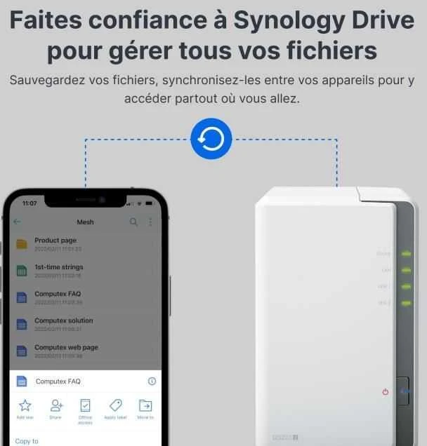 Serveris SYNOLOGY DS223J 2-Bay NAS RTD1619 1GB RAM
