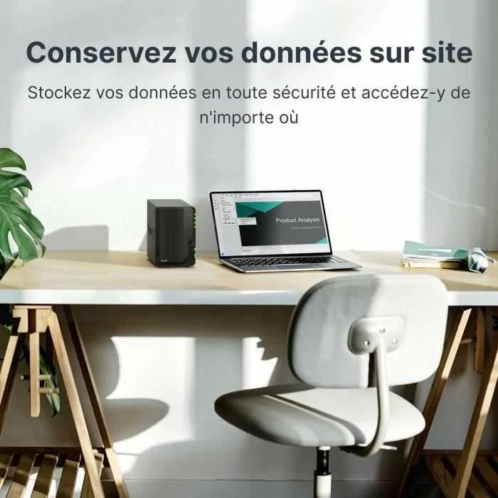 Serveris DS224+ SYNOLOGY NAS STORAGE TOWER 2BAY | Be HDD | Be RAM