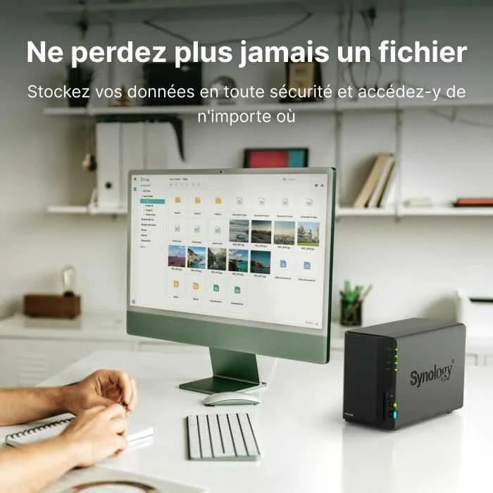 Serveris DS224+ SYNOLOGY NAS STORAGE TOWER 2BAY | Be HDD | Be RAM