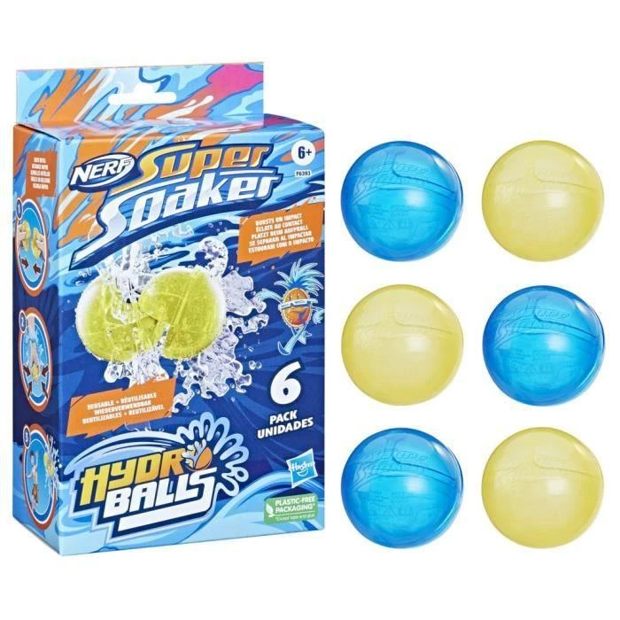 Hasbro NERF SUPER SOAKER Vandens kamuoliukai, 6 vnt.