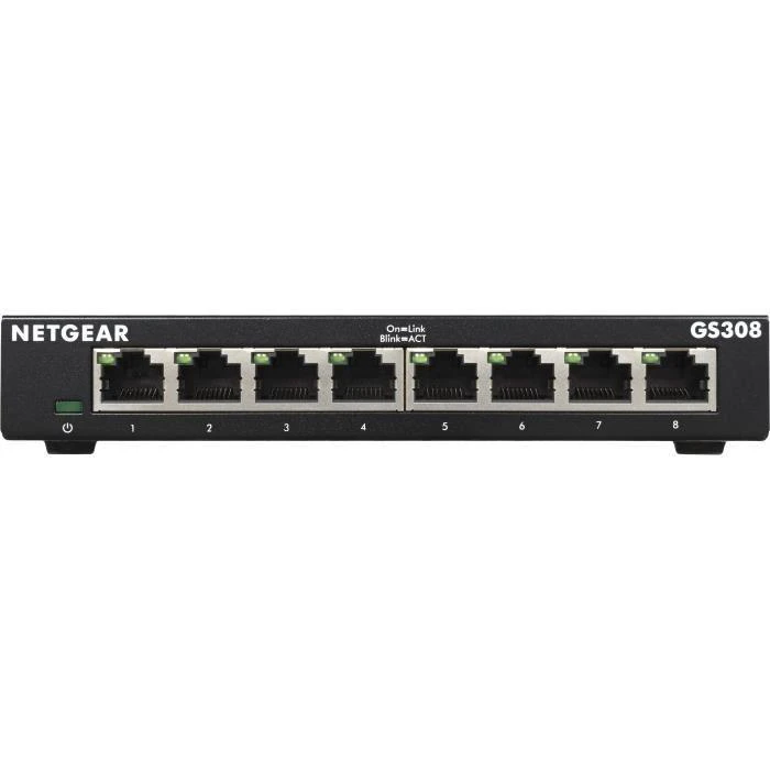 Šakotuvas Netatmo Netgear Switch GS308-300PES Nevaldomas, stalinis, 1 Gbps (RJ-45) jungtys kiekis 8
