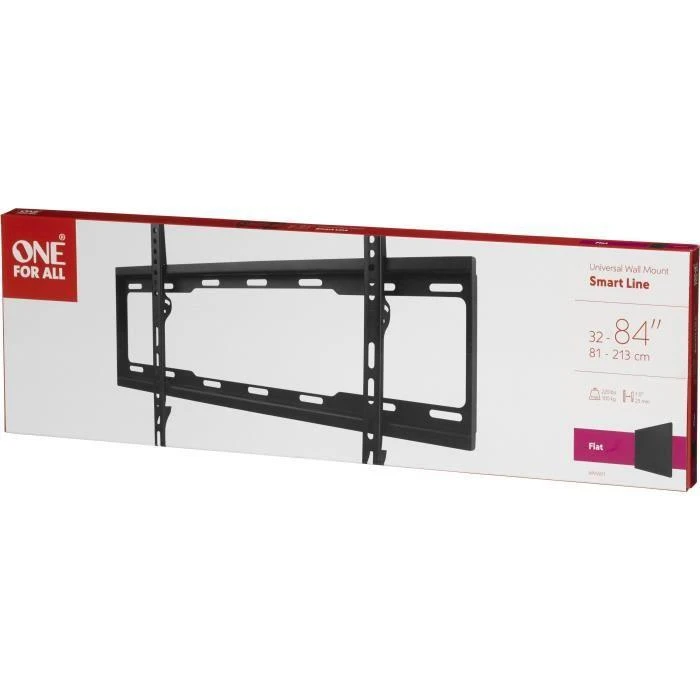 Laikiklis ONE For ALL Fixed TV Wall Mount WM2611 32-90 ", Maksimalus svoris (talpa) 100 kg, Juodas