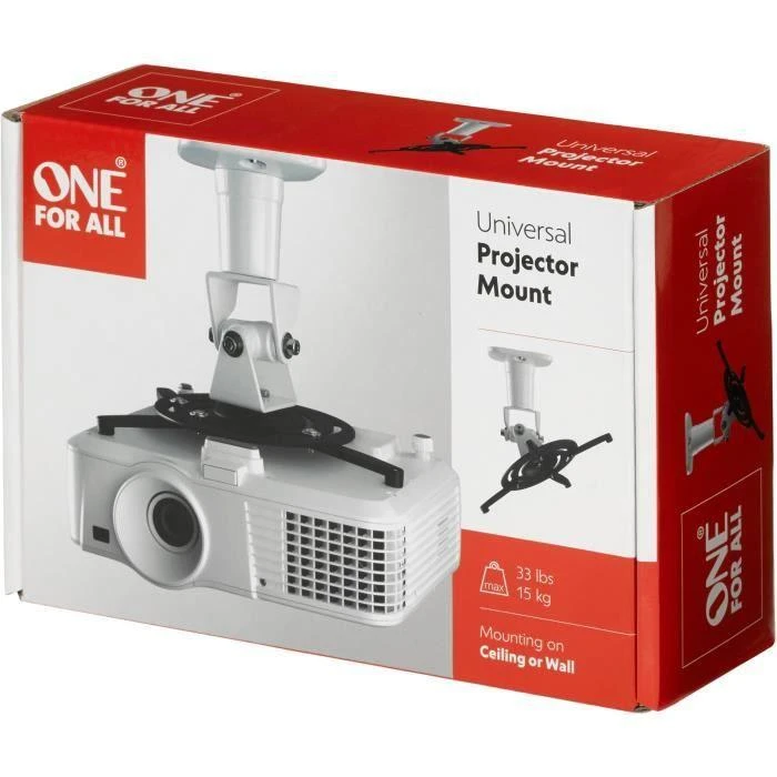 Sony ONE For ALL Projektorius Lubinis laikiklis, WM5320, Pasukamas, Maksimalus svoris (talpa) 15 kg, Baltas