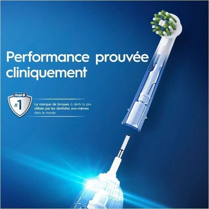 Oral-B CrossAction EB-50-3 dantų šepetėlio antgalis, 3 vnt.