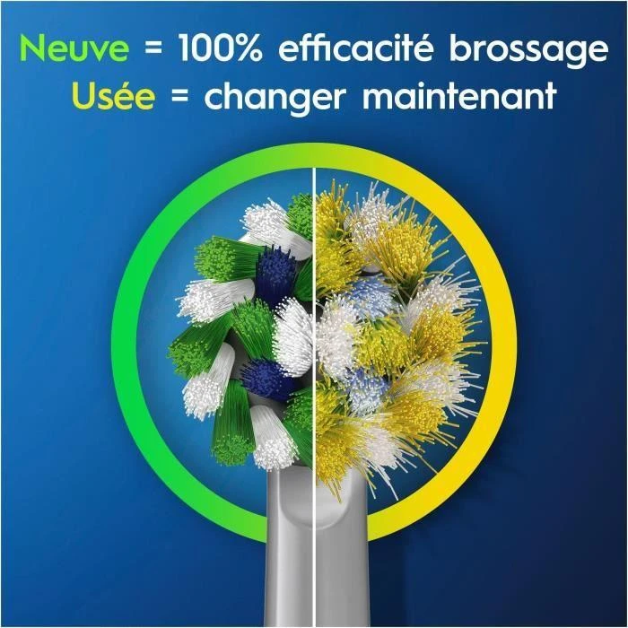 Oral-B CrossAction EB-50-3 dantų šepetėlio antgalis, 3 vnt.