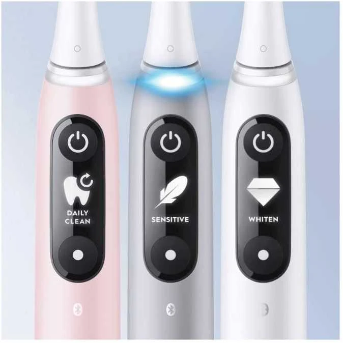 Oral-B Elektrinis dantų šepetėlis | iO6s | Įkraunamas | Suaugusiems | Šepetėlių skaičius galvutės įeina 1 | Number of teeth brushing modes 5 | Pilkas Opal