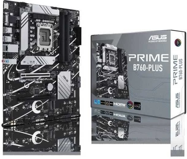 Pagrindinė plokštė ASUS Intel B760 Express/LGA1700/ATX/Memory DDR5/Atminties lizdai 4/2xPCI-Express 3.0 1x/1xPCI-Express 4.0 16x/1xPCI-Express 5.0 16x/3xM.2/1x15pin D-sub/1xHDMI/1xDisplayPort/2xUSB 2.0/3xUSB 3.2/1xUSB-C/1xRJ45/3xAudio port