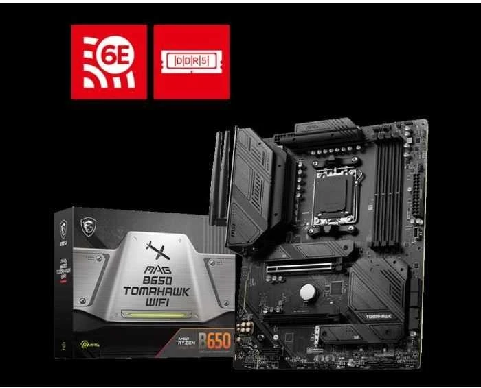 Pagrindinė plokštė MSI AMD B650/SAM5/ATX/Memory DDR5/Atminties lizdai 4/1xPCI-Express 1x/2xPCI-Express 16x/3xM.2/1xHDMI/1xDisplayPort/2xUSB 2.0/7xUSB 3.2/1xUSB-C/1xOptical S/PDIF/1xRJ45/5xAudio port