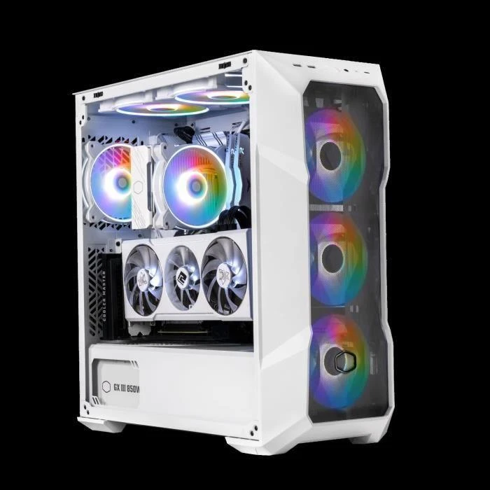 COOLER MASTER PC dėklas MasterBox TD500 V2 Mesh ARGB baltas