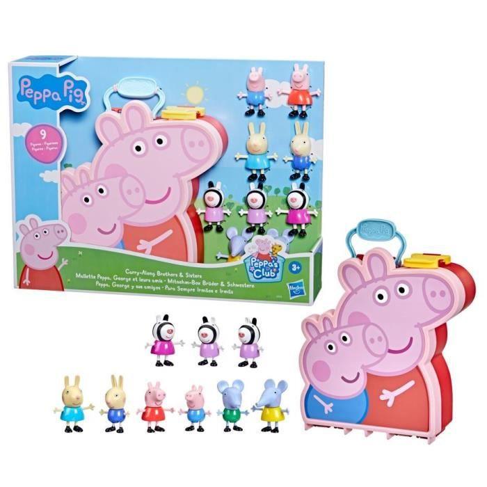 Coffret Peppa Pig "Peppa Joue Au Parc" - 2 Figurines Peppa Et Rebecca + Balançoire Et Bascule