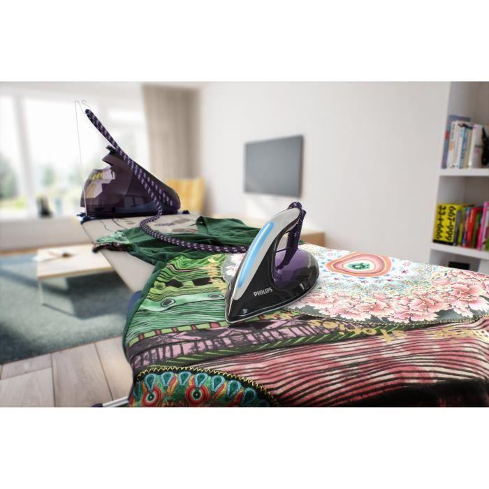 Lygintuvas su garų generatoriumi Philips GC9650/80 (2400W; spalva violetinė)