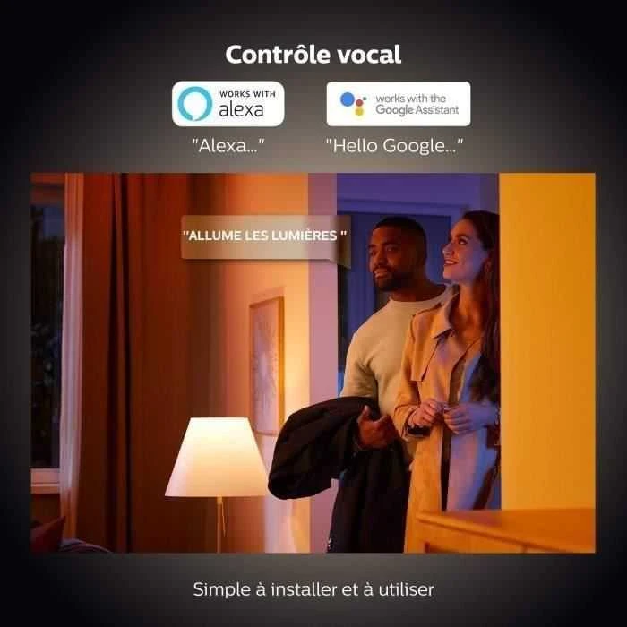 „Philips WA 11W A60 E27“ 2 vnt. pakuotė | E27 | 11 W | Nuo šiltos iki vėsios, balta 2200K–6500K | „Bluetooth“ ir „Zigbee“