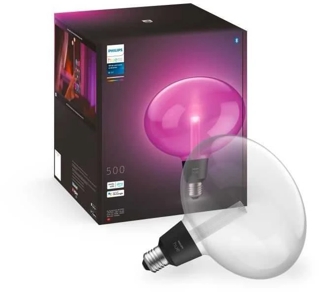 Philips Hue Baltas & Color Ambiance Lightguide Elipsė 500 l, 6,5 W
