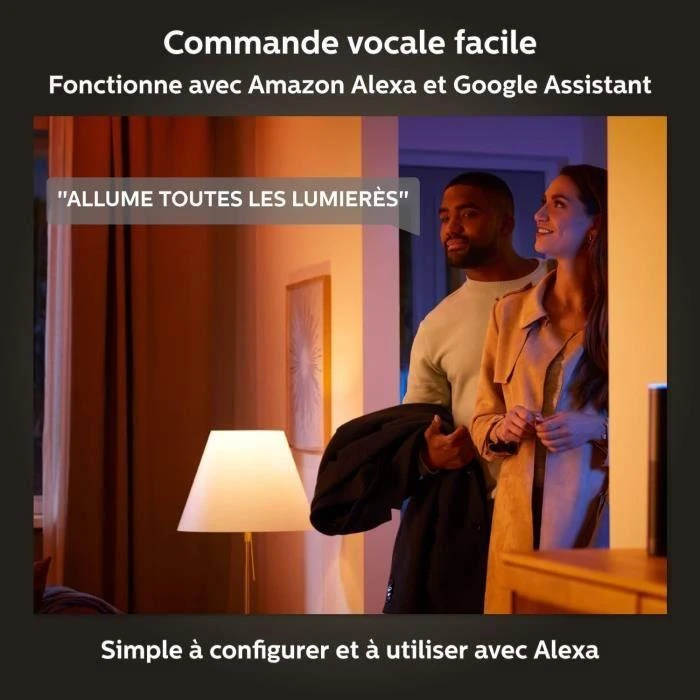 Philips Hue WCA 6,5W A60 E27, 4vnt pakuotė | E27 | 6,5 W | RGBW 2000-6500K | Bluetooth ir Zigbee