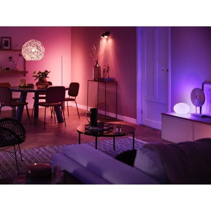 „Philips WCA 11W A60 E27“ 2 vnt. pakuotė | E27 | 11 W | Balta ir spalvota 2000K–6500K +16 milijonų spalvų | „Bluetooth“ ir „Zigbee“