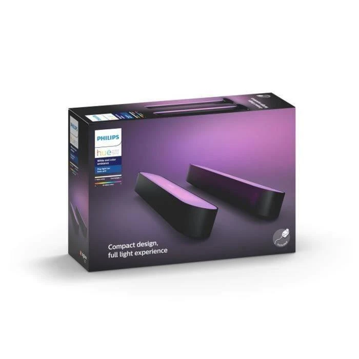 Philips Hue Dviejų šviestuvų juostų Play komplektas (Balta ir spalvota)