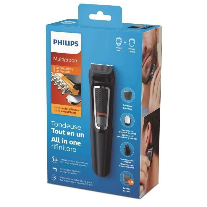 Multigroom series 3000 „Devyni viename“ kirptuvas Philips MG3740/15