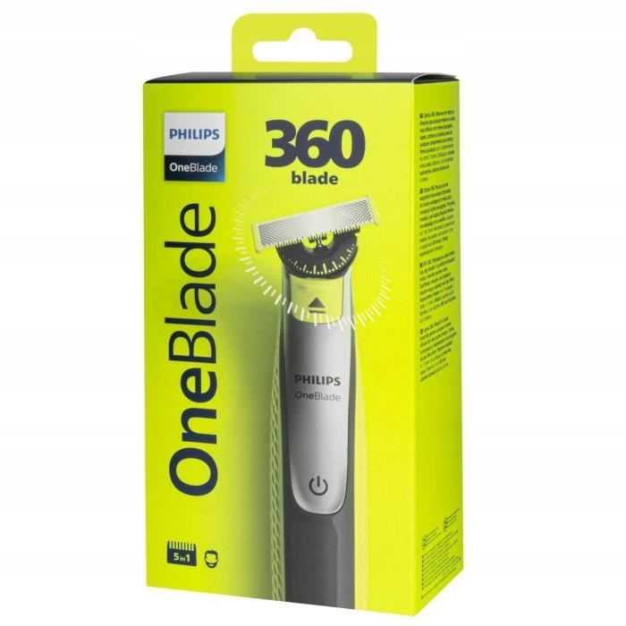 Barzdaskutė Philips OneBlade 360 QP2730/20, Pilkos/Žalios spalvos