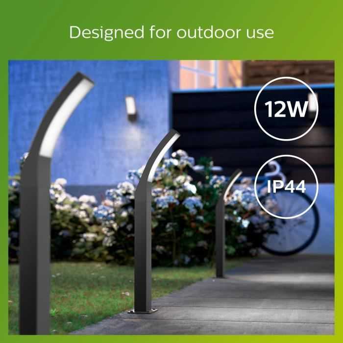 Philips Outdoor luminaires, Outdoor pedestal/post lighting, Pilkas, IP44, Garden, Patio, I, Garden, Patio