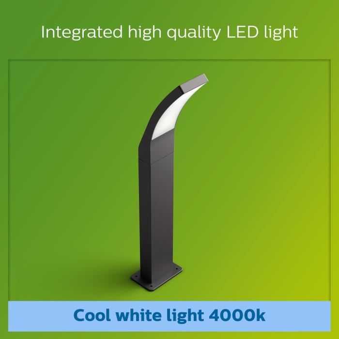 Philips Outdoor luminaires, Outdoor pedestal/post lighting, Pilkas, IP44, Garden, Patio, I, Garden, Patio