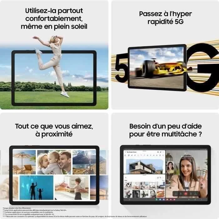 Planšetė Samsung Galaxy Tab A9+ 5G, 64GB, 11 col., Pilkos spalvos