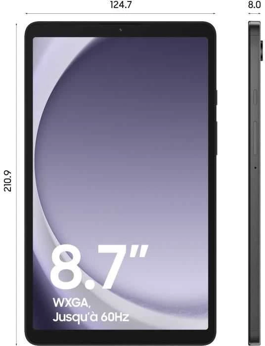 Planšetė Samsung Galaxy Tab A9 8.7" 64GB Wi-Fi, SM-X110N, Graphite - planšetinis kompiuteris