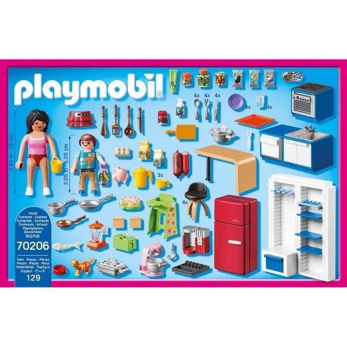 Playmobil Dollhouse 70206 Šeimos virtuvė