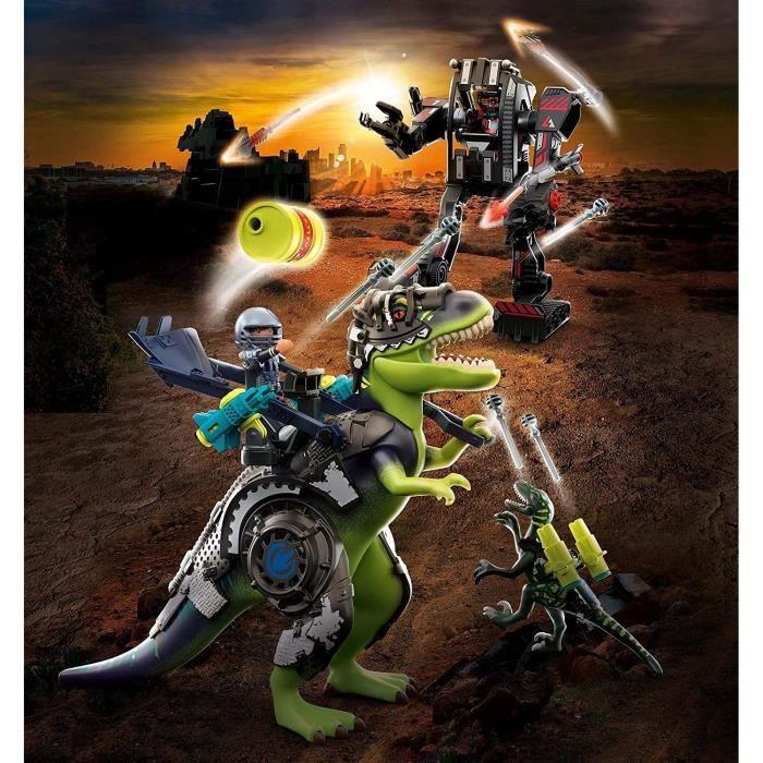 PLAYMOBIL – Dino Rise – tiranozauras ir milžiniškas robotas