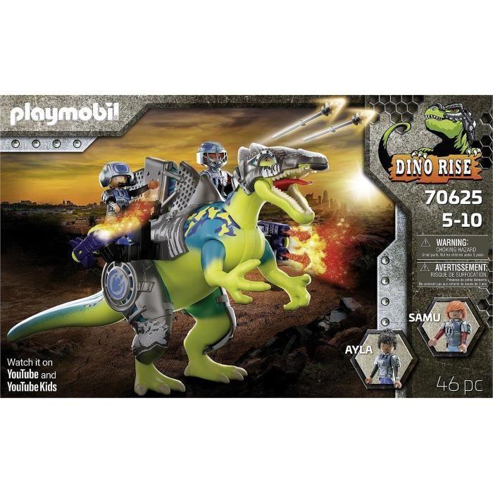 PLAYMOBIL - Dino Rise - Spinozauras ir kovotojai - 46 vnt - Vaikai nuo 5 metų