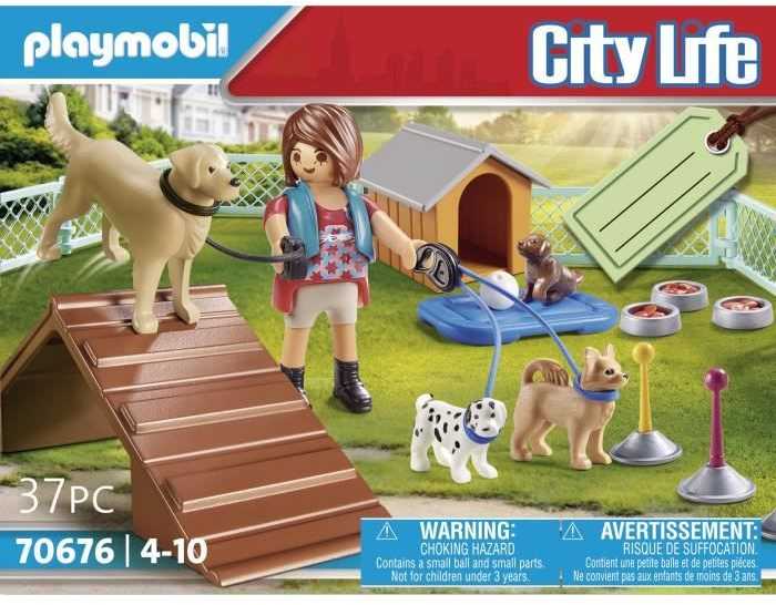 Playmobil City Life 70676 Rinkinys dovana "Šunų dresuotojas"