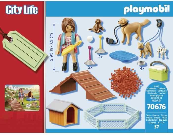 Playmobil City Life 70676 Rinkinys dovana "Šunų dresuotojas"