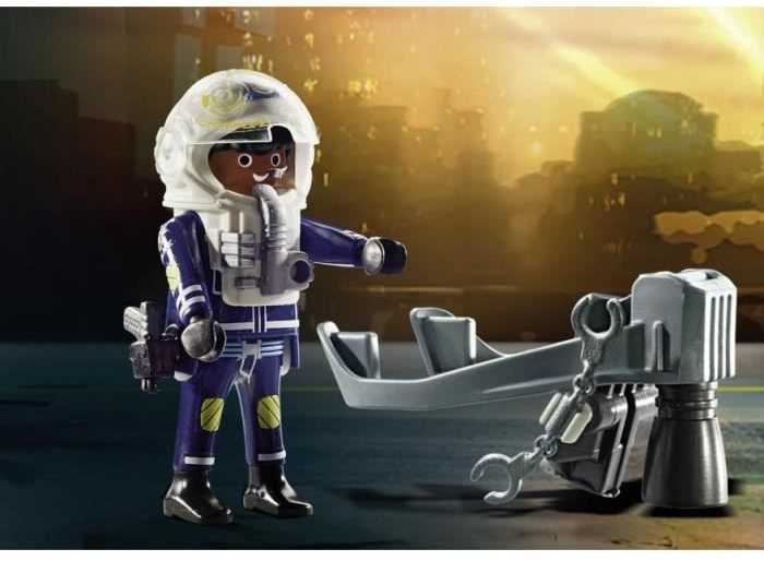 70782 PLAYMOBIL® City Action, Policijos lėktuvų paketas su valtimi
