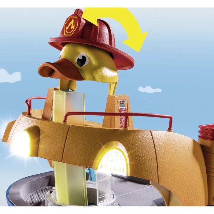 PLAYMOBIL - 70910 - Antis pagal iškvietimą būstinė - 119 vnt. - Vaikas - Balta ir oranžinė