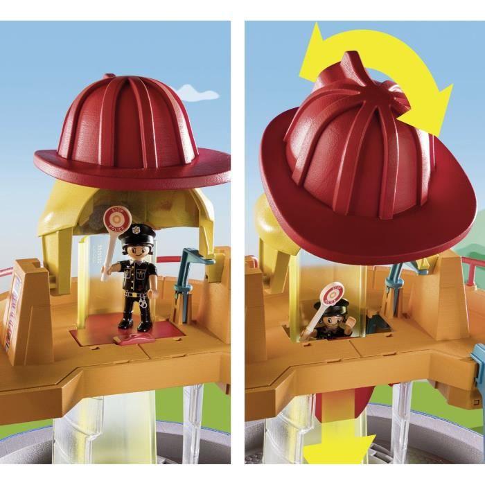 PLAYMOBIL - 70910 - Antis pagal iškvietimą būstinė - 119 vnt. - Vaikas - Balta ir oranžinė