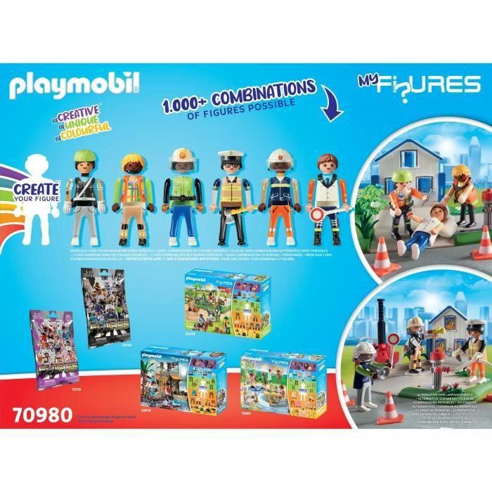 Playmobil My Figures gelbėjimo figūrėlės kaladėlėms 120 dalių ZA 5433