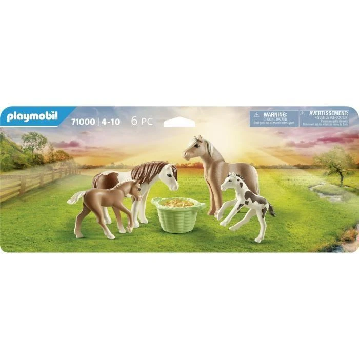 Playmobil Šalies figūros 71000 Du islandų arkliai su kumeliukais