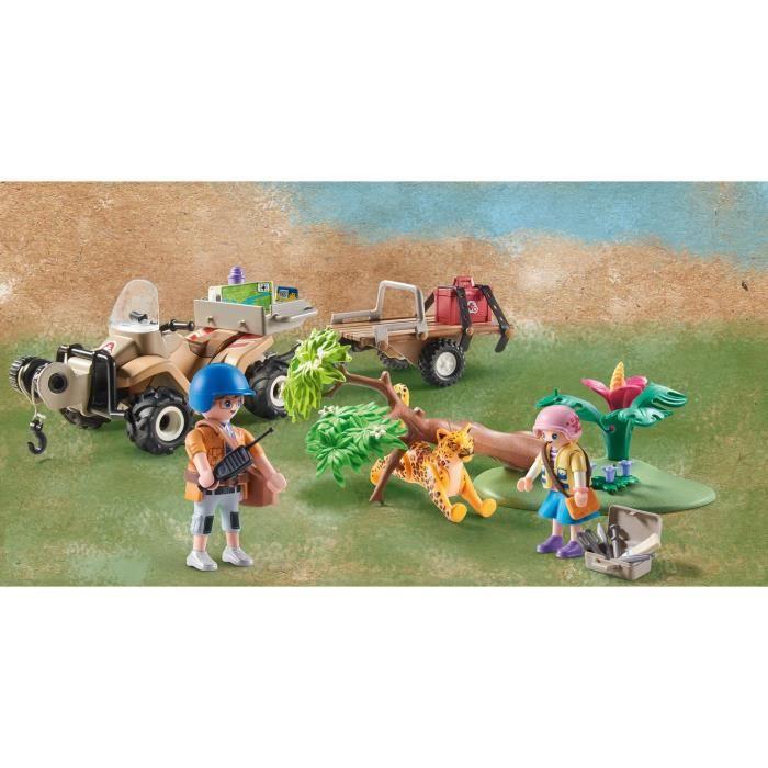 71011 PLAYMOBIL® Wiltopia, Gyvūnų gelbėjimo keturratis