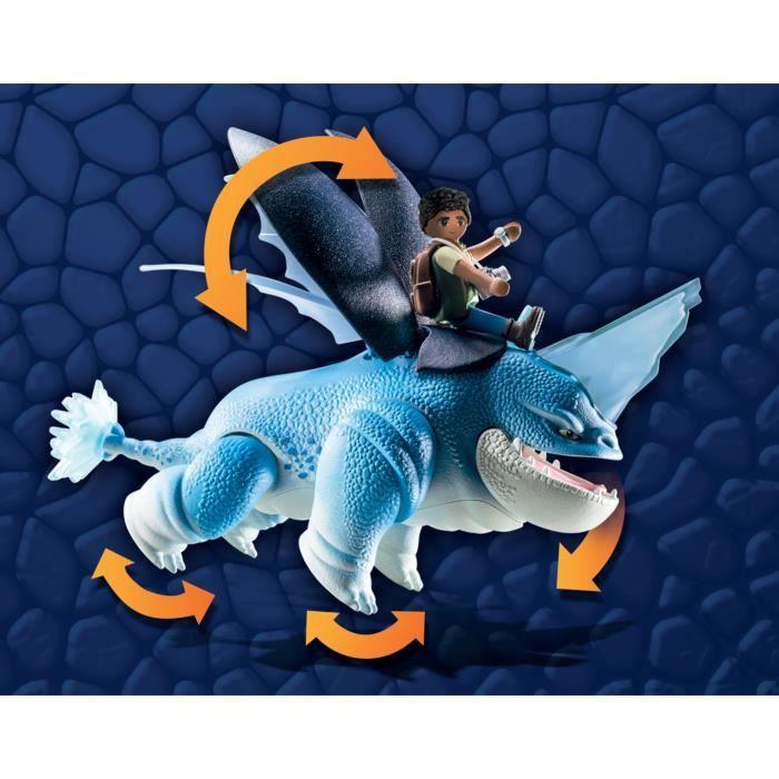 71082 PLAYMOBIL® Drakonai. Devyni karalysčių – Plowhorn ir D'Angelo