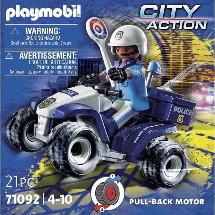 Konstruktorius Playmobil Police Speed Quad 71092
