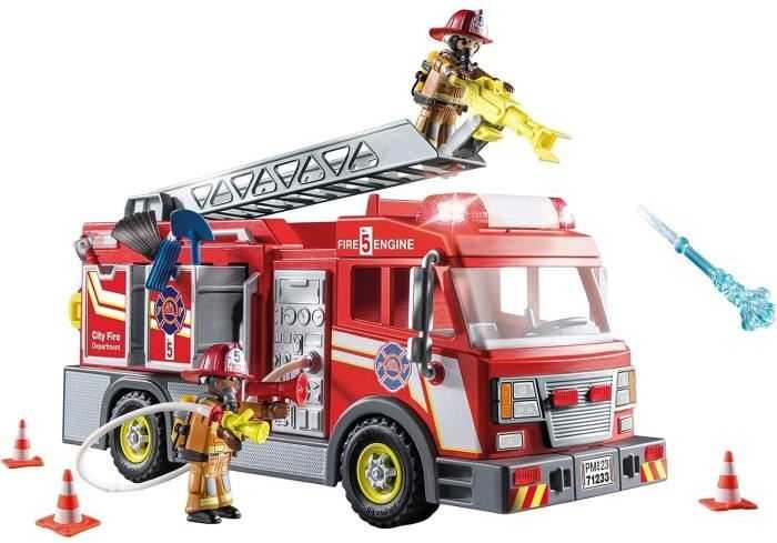 PLAYMOBIL 71233 FIRE TRUCK LIGHTS SOUND ugniagesių žarnų kopėčios
