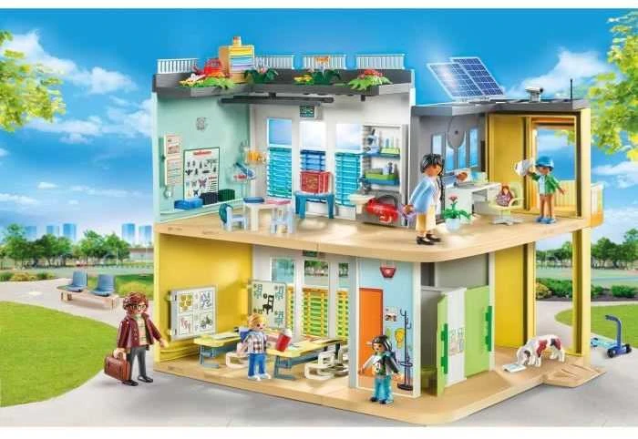 Konstruktorius Playmobil Large School 71327, plastikas