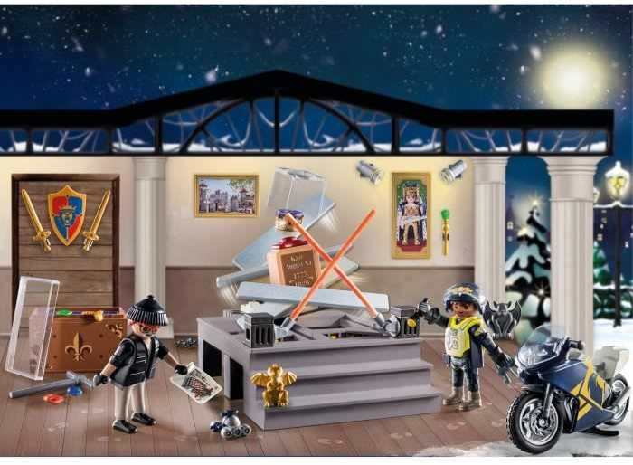 PLAYMOBIL Advento kalendorius 2023 Policija: muziejaus vagystė - 71347