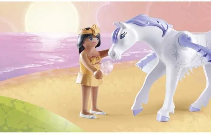 71361 PLAYMOBIL® Princess Pegasas vaivorykštė ir debesys