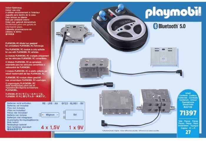 Playmobil City Life 71397 nuotolinio valdymo modulis turi Bluetooth funkciją